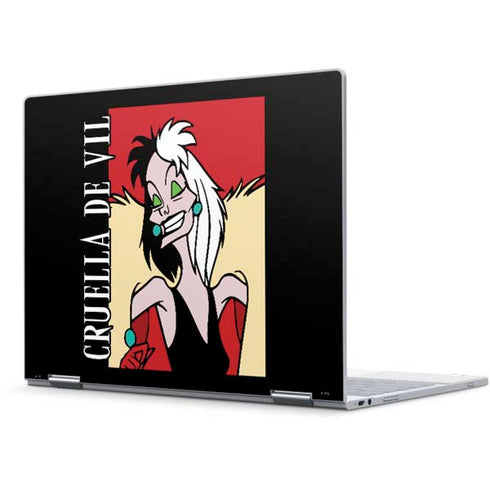 Disney Villains Cruella de Vil Pixelbook Skin
